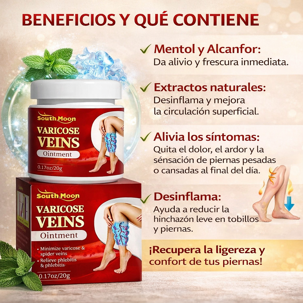 Varicose Veins Crema para Várices
